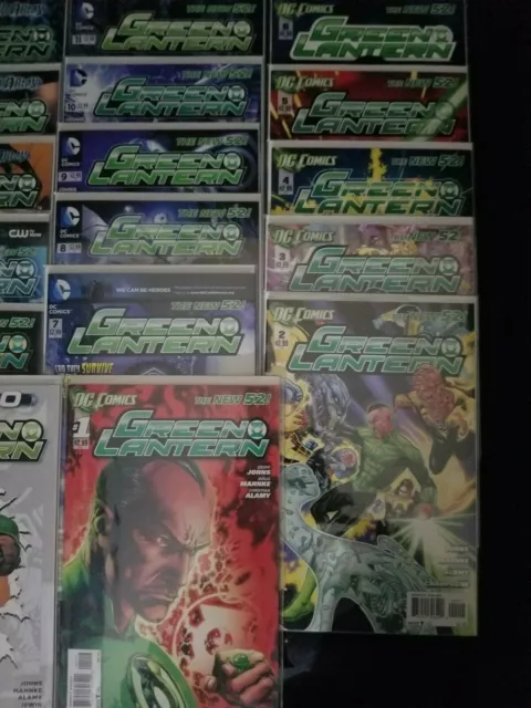 Green Lantern #0-18, 21-23 / 1ère apparition Simon Baz neuf 52 / HBO Show Keys  3