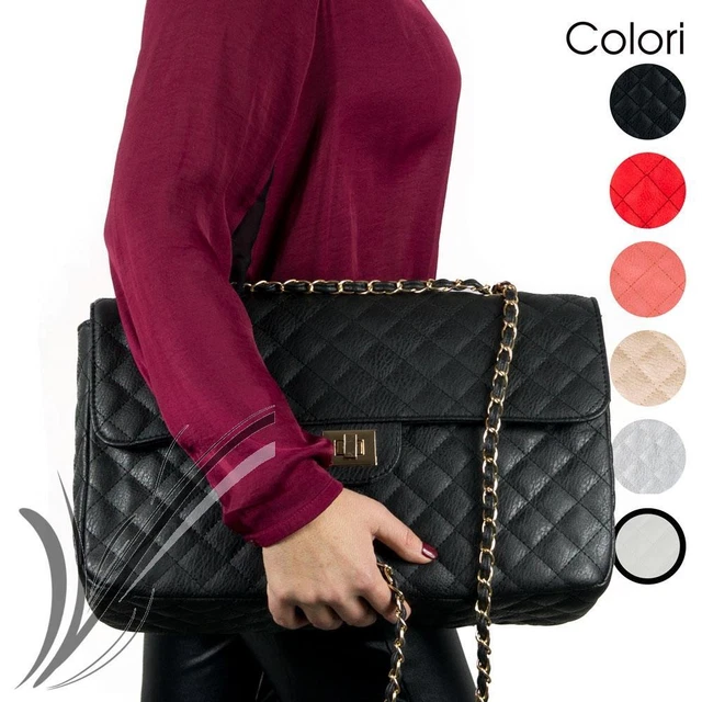 Borsa A Spalla / Tracolla Da Donna In Vera Pelle RACHELE, Colore ROSA SALMONE, CHIAROSCURO, Made - Foto 3