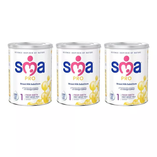 SMA PRO First Infant Milk From Birth 800g x 3