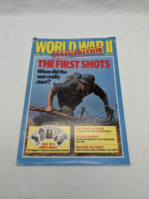 WORLD WAR II Investigator Magazine The First Shots April 1988 £15.74 ...