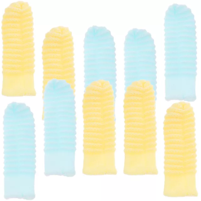 10 Pcs Polyester Pet Toothbrush Gloves Puppy Toothpaste for Small Dogs Toy