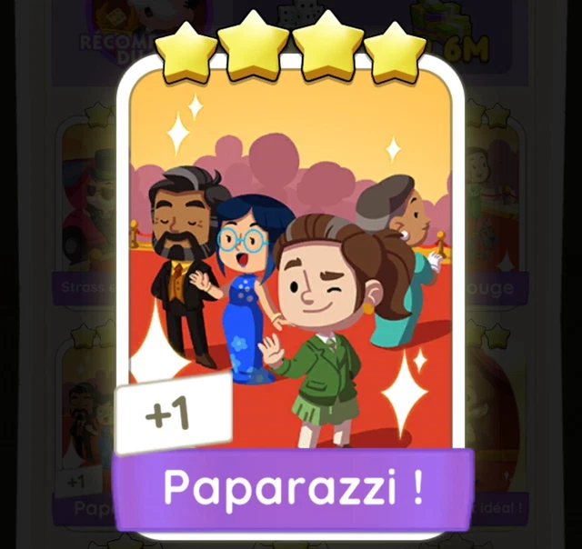 CARTE MONOPOLY GO 4 Étoiles Paparazzi ! EUR 2,00 PicClick FR