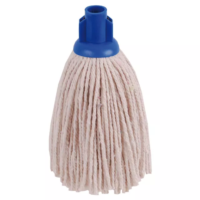 2Work PY Smooth Socket Mop 12oz Blue Pack of 10 101869B