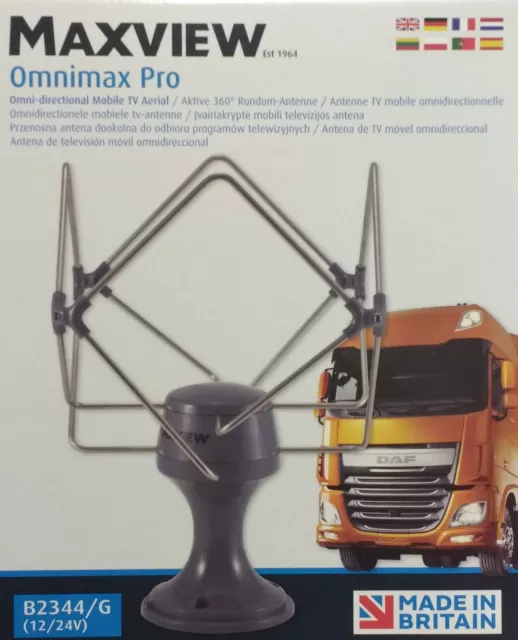 Maxview OMNIMAX PRO - GRIS - 360 degrés TV/FM/DAB antenne