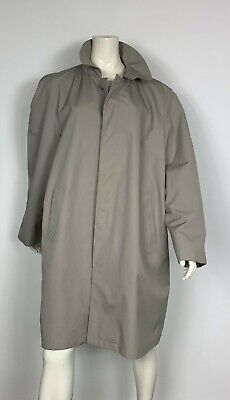 Wearover impermeabile uomo usato vintage XL tg 52 giacca grigio cappotto T7643