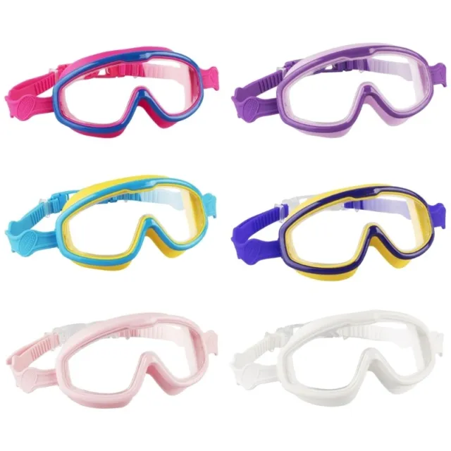 Children Swim Goggles with Anti-Fog, Waterproof Clear Lens for 8-13 Years Kids