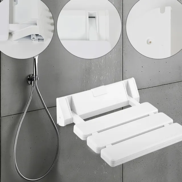 Klappbarer Duschsitz zur Wandmontage Dusch Duschhocker Badestuhl Duschstuhl