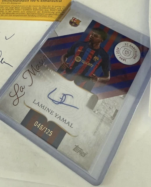 Carte à Collectionner Eleven Card Lamine Yamal Barcelona 125th Anniversary /125