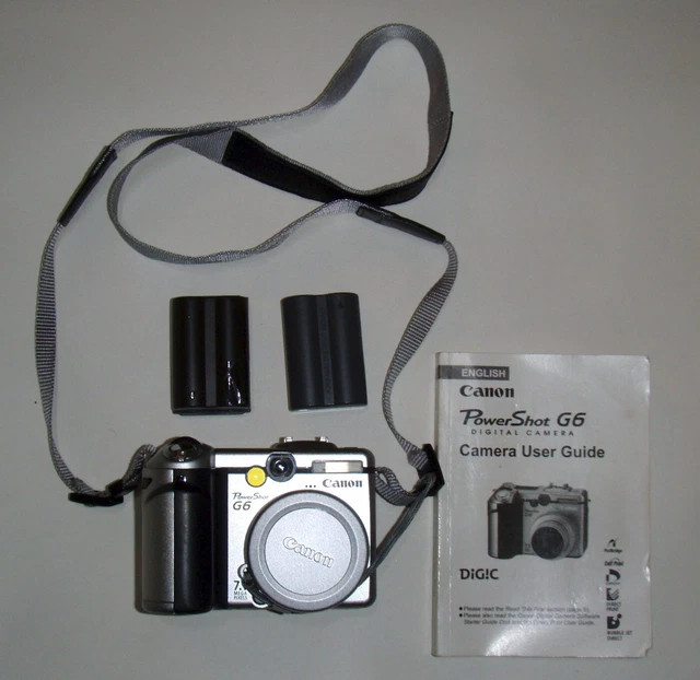 Canon Power Shot G6 Digital Camera for spares or repair