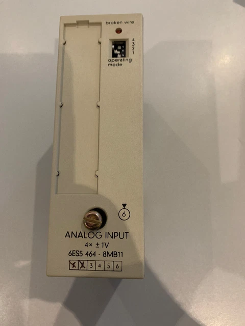 Entrée analogique Siemens Simatic S5 6ES5 464-8MB11 entrée analogique #26726