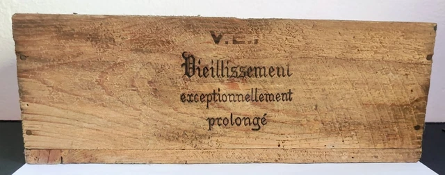 Ancienne boite vide bois chartreuse Petite Vep liqueur chartreuse