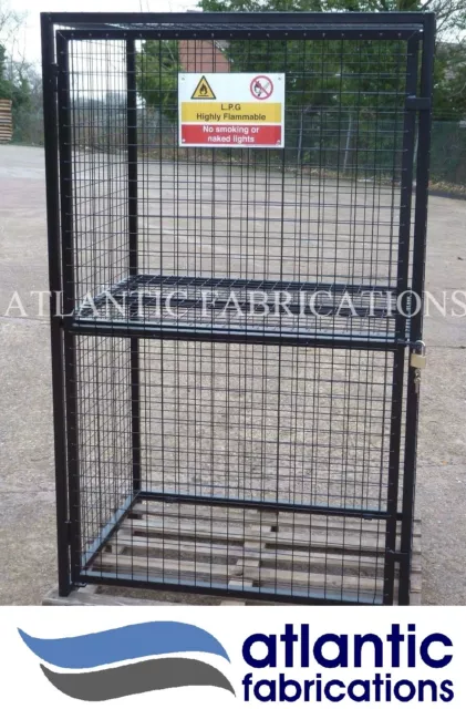 12 x Propane 19kg Gas cylinder storage cage - 1800h x 1100w x 900d