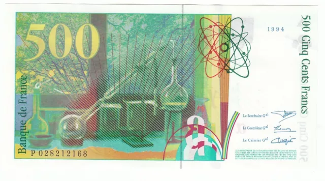 500 FRANCS PIERRE ET MARIE CURIE 1994 SPL Fayette 76.1 (FR1) 500F345 2