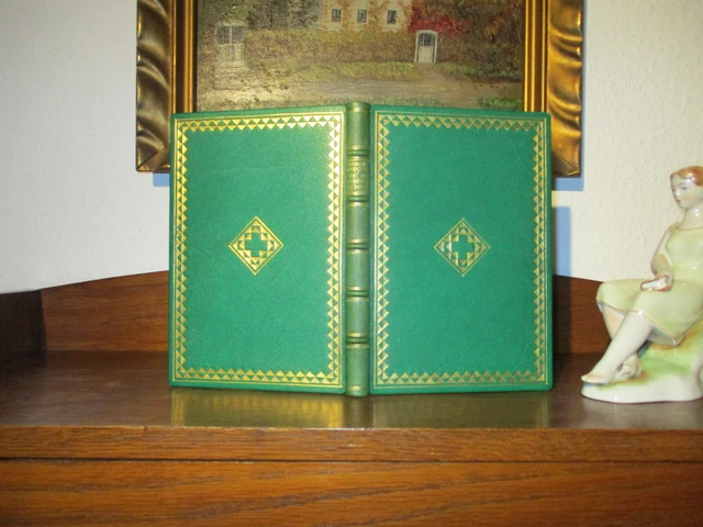 BHAGAVAD GITA  Luxusausgabe 1919 Sign. MEISTEREINBAND Leder Handeinband UNIKAT!