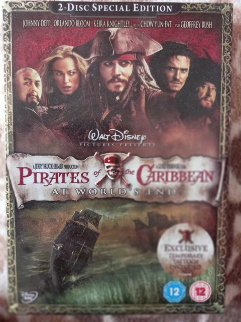 WALT DISNEY PIRATES Of The Caribbean At World's End DVD Depp Knightley ...