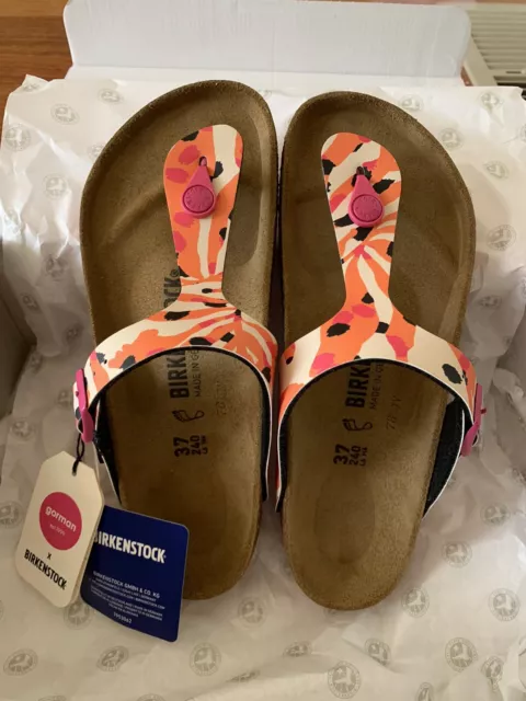 Gorman X Birkenstock GIZEH BS -  BNIB 1023764 ***RARE*** Pink 37 Made In German