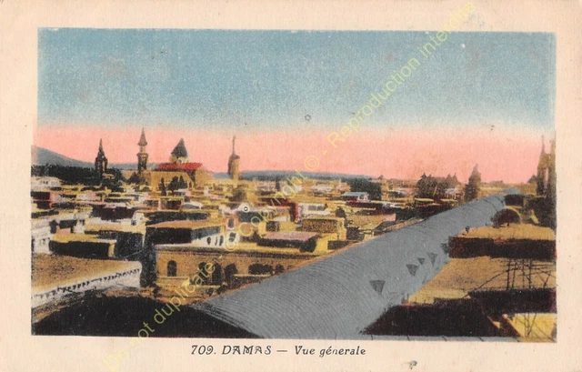 CPA Syria Damas View General Edit Ferid