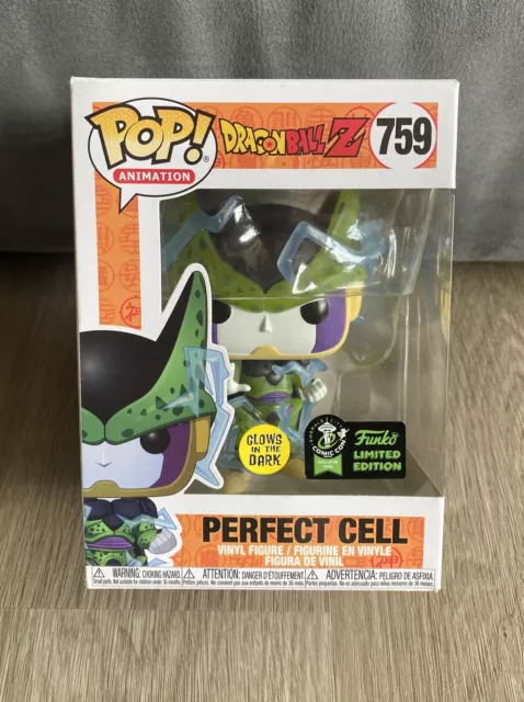 Funko Pop! Dragonball Z Perfect Cell #759 ECCC Exclusive Official Sticker