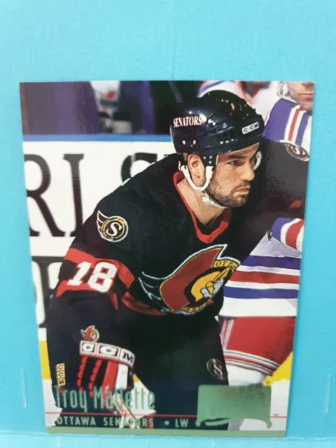 Troy Mallette🏆1994-5 Fleer Ultra #150 SENATORS NHL Hockey Card🏆FREE POST