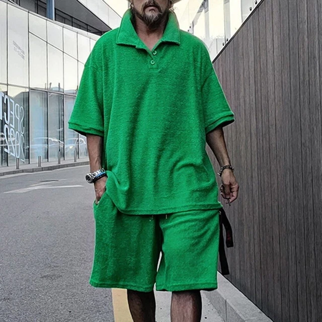 Body Homme Imprimé Mignon - Pyjama Une Pièce Manches Courtes Col Rond Boutonné