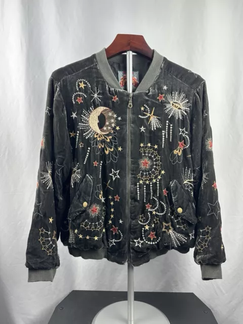 Johnny was callisto velvet bomber jacket outlet