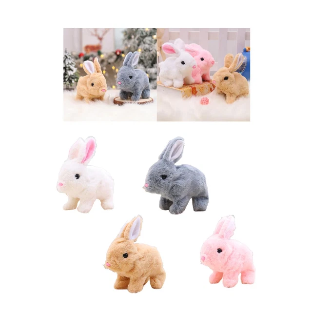 Peluche Lapin Jouet Lapin en Peluche Bébé Jouet Animal en Peluche Mignon