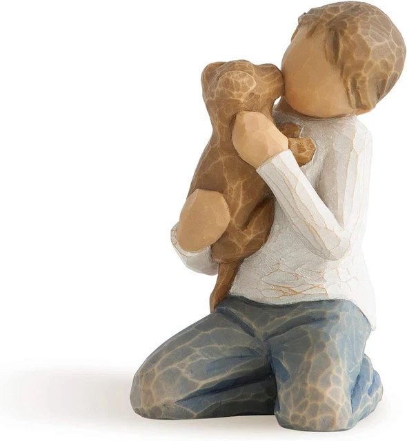 Willow Tree Kindness (boy), Sculpted Hand-Painted Figure Natural