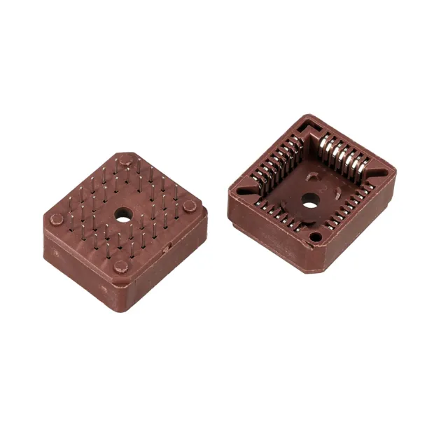 PLCC32P IC Outlet 32Pin 2.54mm Spacing DIP Through Hole Mounting Pack of 2