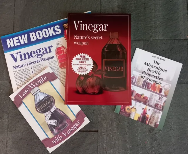 Vinegar - Nature's Secret Weapon book plus extras