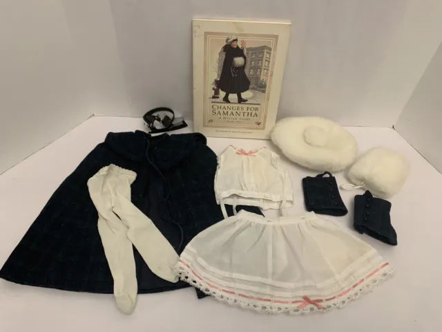American Girl of Today Samanthas Winter Story Set Pleasant Company Vintage