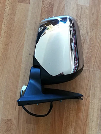 Electric Chrome Door Mirrors PAIR fits Mitsubishi Triton MN 09-13