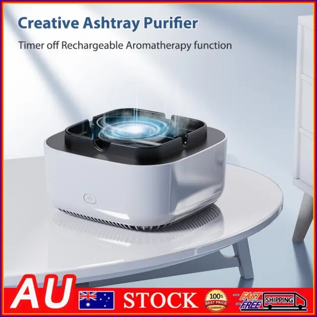 USB CHARGING PURIFIER Ashtray Detachable Smart Ashtray Smokeless Ashtray  Home $36.87 - PicClick AU