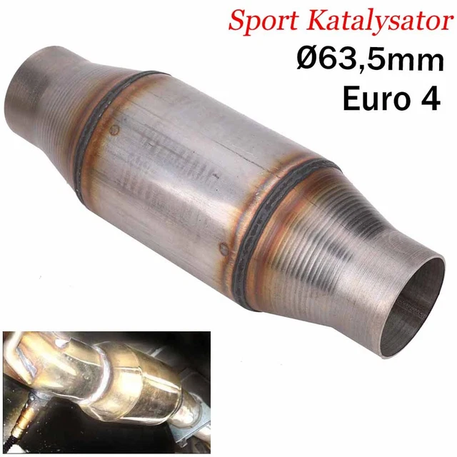 200 Celle Catalizzatore Sport Euro 4/101mm E Marchio E9 103R 63,5 mm 400 CV