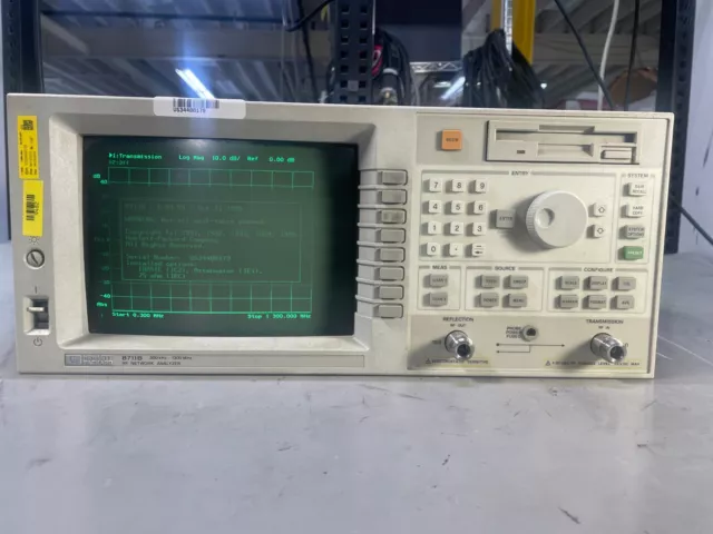 HP Agilent 8711B RF Network Analyzer 300kHz-1.3GHz OPT 1C2 1E1 1EC *UNTESTED*