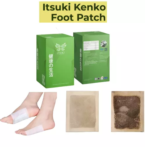 1x Premium ITSUKI KENKO HEALTH Detox Foot Pads Patch Herbal 50Pcs FREE SHIPPING