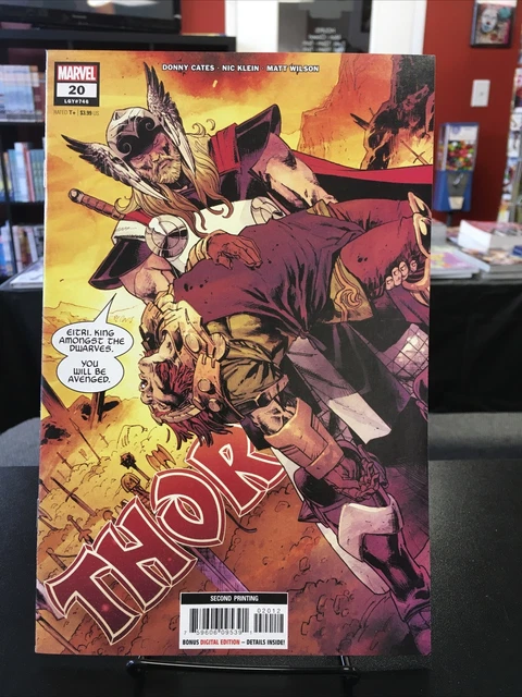 Thor #20 2022 Nic Klein 2nd Printing Variant Marvel Comics