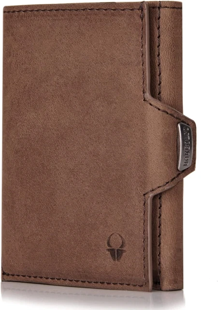 DONBOLSO Wallet NextGen I Modern Slim Wallet Without Coin Pocket I Trifold Purse