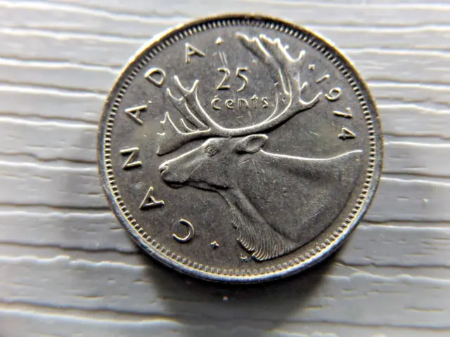 Coin Canada 1974 25 Cents