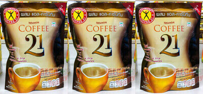 3 x NatureGift Slimming Diet Weight Loss 21 Plus L Carnitine Instant Coffee 5bag