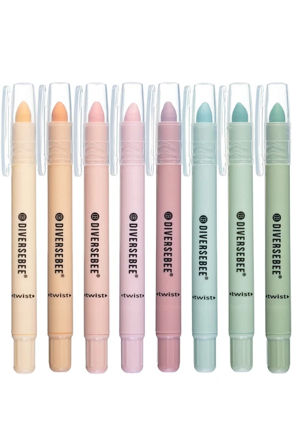 Bible Highlighters and Pens No Bleed, 8 Pack Assorted Colors Gel