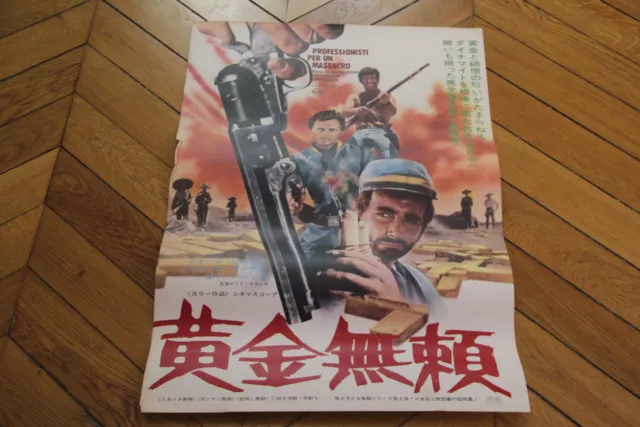 Professionisti per un massacro 1967 B2 Poster Originale Giappone Western Hilton