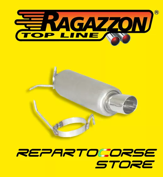 RAGAZZON TERMINALE SCARICO ROTONDO 90mm SUZUKI SWIFT 1.3 16V 92cv 18.0487.60