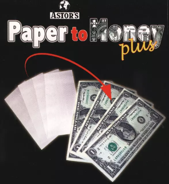 Astors Paper to Money I Papier zu Geld  (01062)  Zaubern Trick