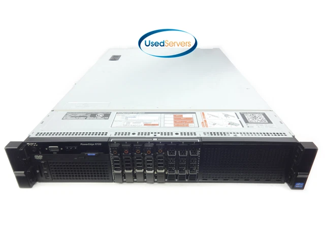 Dell Poweredge R720•2x E5-2640 2.5GHZ=12Core•64GB•5x800GB SSD SAS•H710P