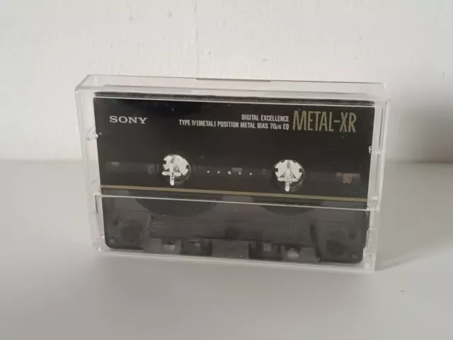 Sony Cassette Audio Tape Metal XR Enregistrable Type 4 IV 90 Minutes Vierge Used