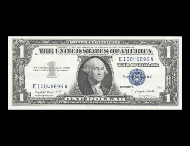 1957 ✪ $1 One Dollar Note, Silver Certificate ✪ AU-UNC ✪ ◢Free-Shipping◣