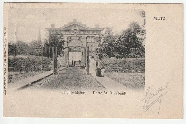 METZ - Moselle - CPA 57 - Les doors - Porte St Thiebault