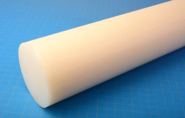 Nylon Round Rod 3-5/8" x 9 1/2" Long (3.625" x9.5") Natural