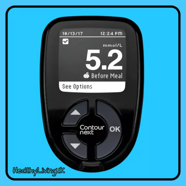Contour Next Blood Glucose Meter - Bayer -For Diabetics - Single Unit Meter Only