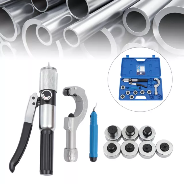 CT-300 Hydraulic Expander 7 Lever 3/8"~1-1/8" Tube Pipe Swaging HVAC Tools Kits